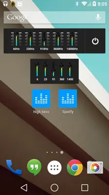 Equalizer android App screenshot 2