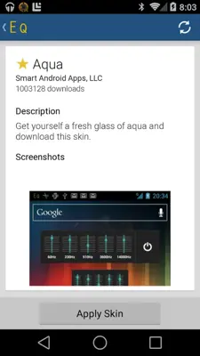 Equalizer android App screenshot 3